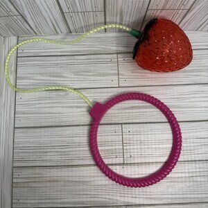 Strawberry Light Up Skip Ball Kids Toys Outside Children Fun WORKS